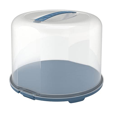 Rotho Fresh Tortenglocke , lebensmittelechter Kunststoff (PP) BPA-frei, blau/transparent, (35.5 x 34.5 x 26.0 cm) im Sale